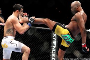 Ap Tchagui do Anderson Silva no Vitor Belfort